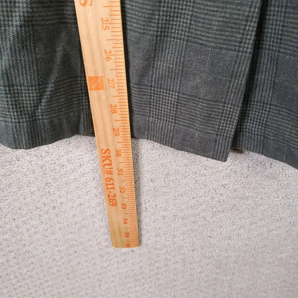 UNTUCKit Jacket Mens 48R Gray Glen Plaid Blazer 2 Button Cotton Blend Stretch